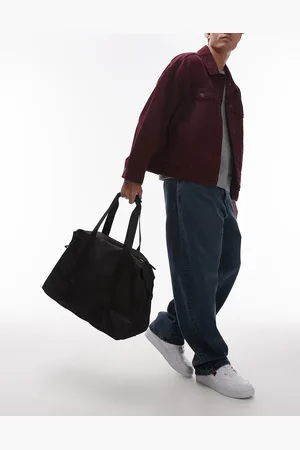 MANGO Duffle bag with removable strap inblack