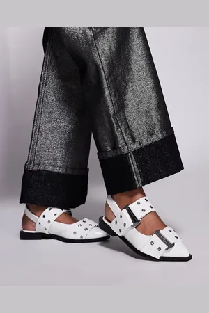 Steve Madden Grand Ave sling back buckle shoes in