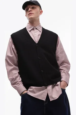 ARKET Knitted tank vest button in