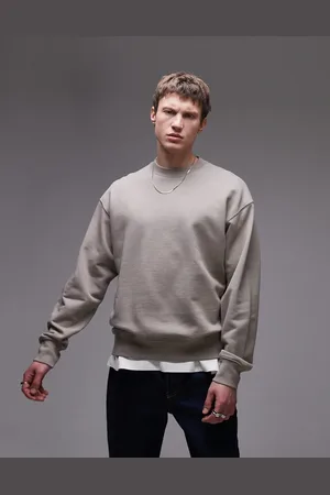 ARKET Relaxed terry sweatshirt in beige