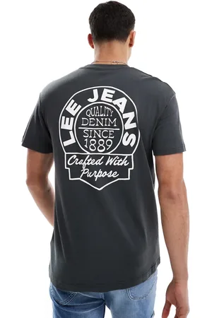 Lee Logo back print relaxed fit t-shirt in