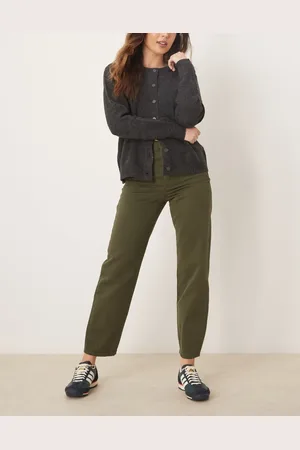 ASOS Tapered slim leg jean in forest