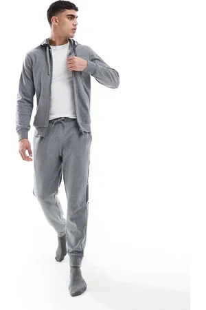 Emporio Armani Bodywear logo lounge joggers in marl CO-ORD