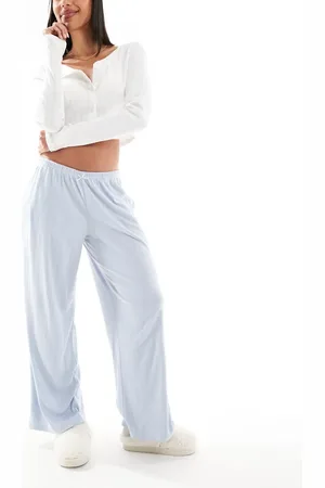 Hollister Nightwear ribbed baggy trouser in multi