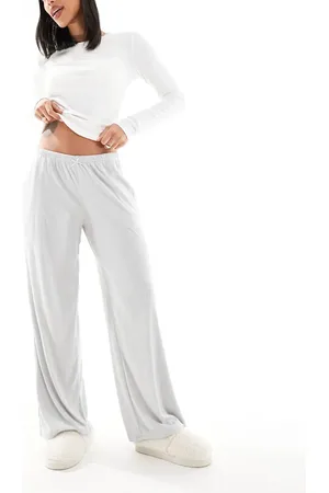 Hollister Nightwear ribbed baggy trouser in multi