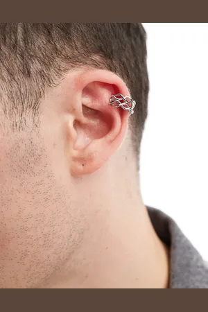 ASOS Twisted rope ear cuff in tone