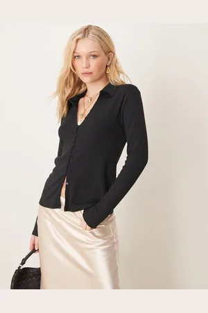 Abercrombie & Fitch Button through top with collar in