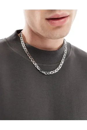 ASOS Chain link necklace in brushed tone