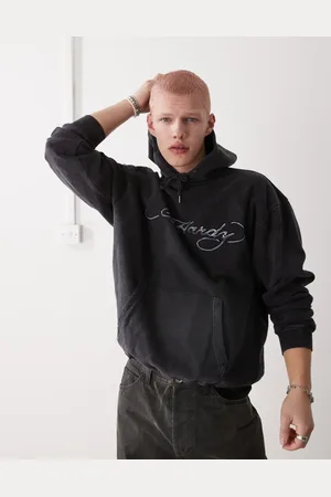 ED HARDY California tour hoodie in acid wash