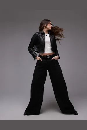AllSaints Alma leather jacket in