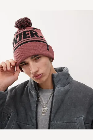 Planks Skier Bobble Beanie in Clay