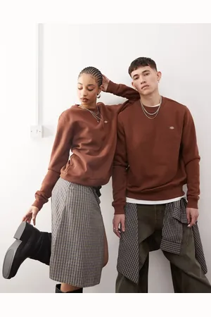 Dickies Oakport small logo sweatshirt in cappuccino