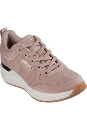 Skechers Billion 2 prissy n plush trainers in taupe
