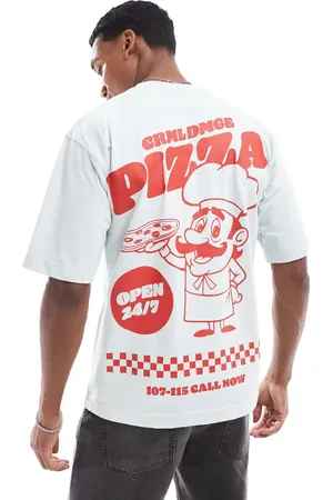 Criminal Damage Italian pizza t-shirt in