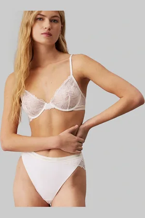 Calvin Klein Modern Lace Unlined Demi underwired bra in