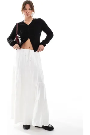Cotton On Haven tiered maxi skirt in