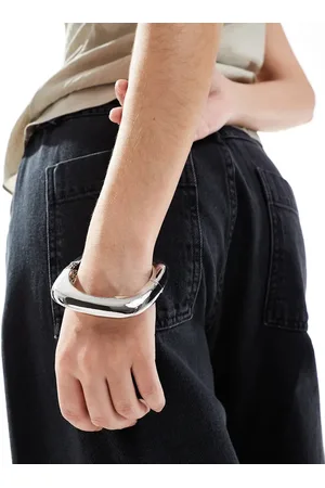ASOS Bangle bracelet with square detail in tone