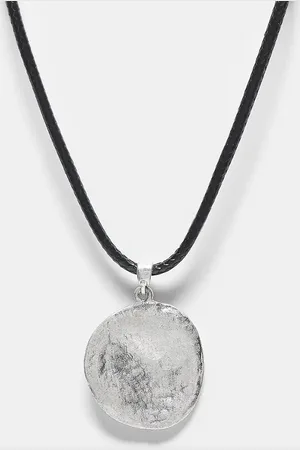 Reclaimed Unisex molten pendant on cord