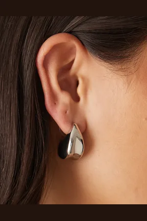 ASOS Stud earrings with dip detail in tone