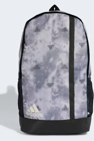 adidas Linear backpack graphics u essentials linear backpack in multicolor / chalk white
