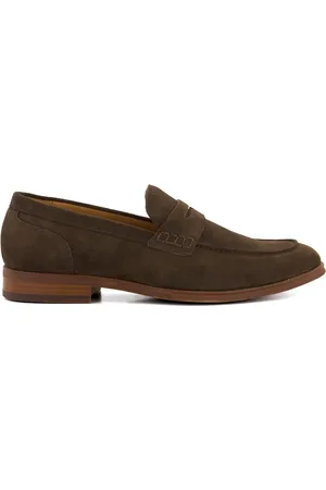 Dune Wide fit sulli suede loafers in