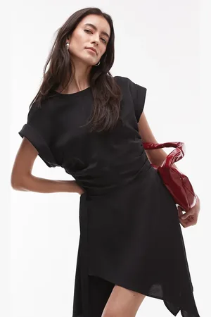 AllSaints Riko ruched mini dress in