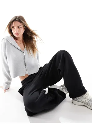 Stradivarius Zip through knit hoodie in