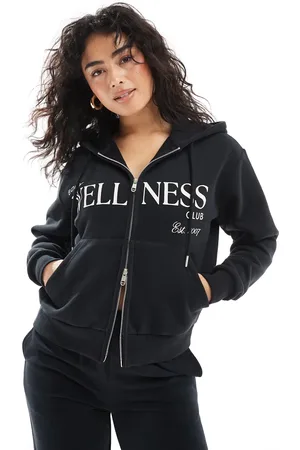 Cotton On Plush graphic zip through in