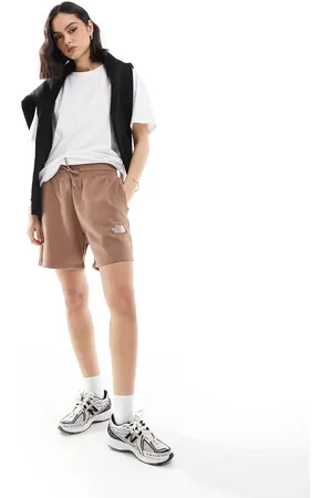 The North Face Essential relaxed shorts in latte