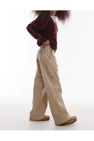 Carhartt Craft wide fit trousers in beige