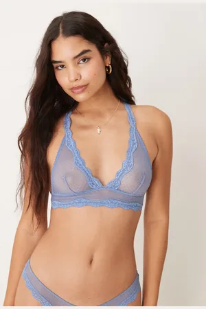 Free People Midweek longline bra co-ord in harbour