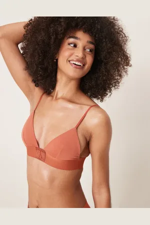 Calvin Klein CK 96 logo triangle plunge bralette in
