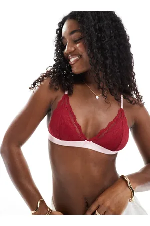 Cotton On Everyday lace triangle padded bralette in