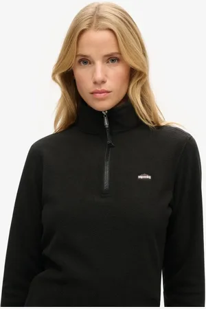 Superdry Polar fleece half zip jumper in