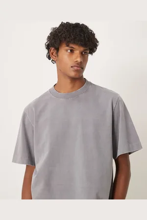 Abercrombie & Fitch Premium cropped t-shirt in wash
