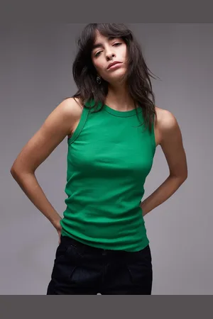 ARKET Rib jersey vest top in