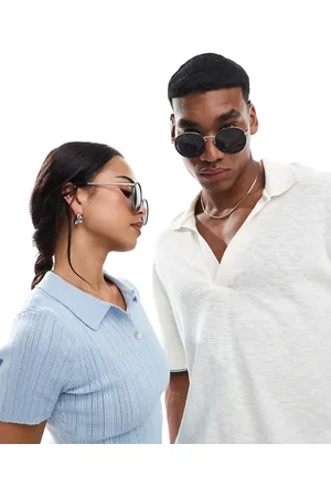 AJ Morgan Large round sunglasses in