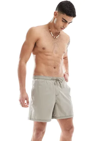 Hollister Y2K swim short in khaki