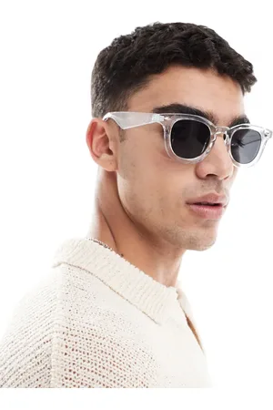 ASOS Round sunglasses in with smoke lens