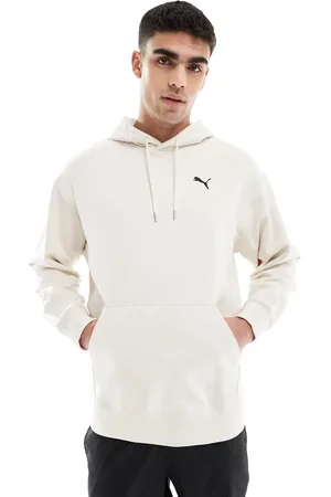 PUMA Wardrobe ess relaxed hoodie in alpine snow