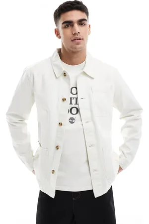 Timberland Kempshire washed canvas chore jacket in vintage