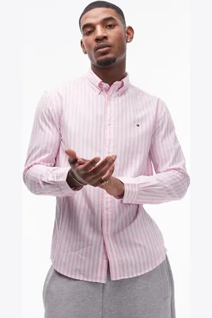 Tommy Hilfiger Flex poplin bold stripe shirt in