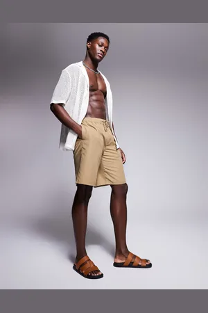 ASOS Swim shorts in long length in