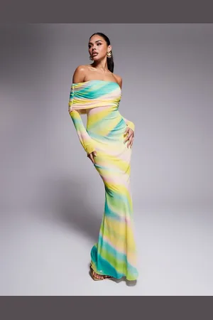 AFRM Thelma off the shoulder maxi dress