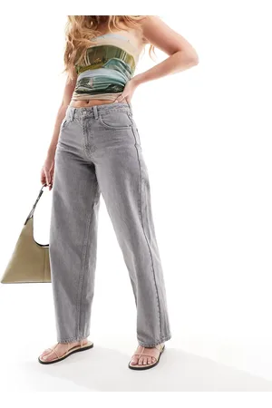 Topshop Hourglass Cinch low rise relaxed jean in vintage