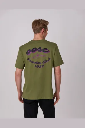 OOSC Powder club t-shirt in khaki