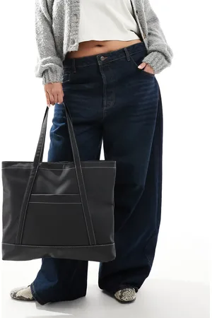 ASOS Showerproof laptop tote bag in