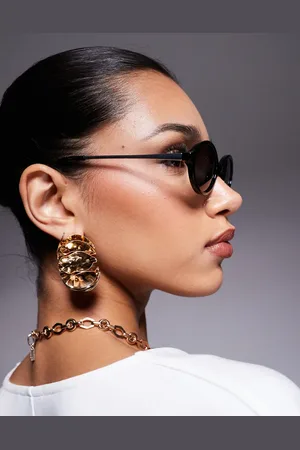 Aldo Javona oval sunglasses in and silver