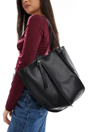 PASQ Pleated tote bag in