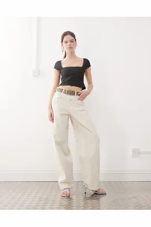 Miss Sixty Boyfriend fit denim jeans in off